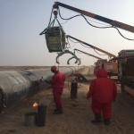 13000KG Weight Pipeline Induction Heater For Field Pipeline Construction