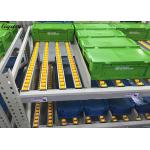Carton Flow Plastic Roller Racking System , Industrial Steel Gravity Flow Racks