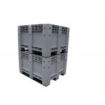 Agriculture Collapsible Plastic Storage Crate Solid Side Perforated