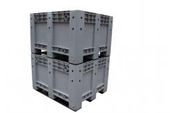China Agriculture Collapsible Plastic Storage Crate Solid Side Perforated supplier