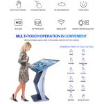 Qtenboard Own Brand Lcd Kiosk 43/55 Inch Interactive Kiosk Advertising Machine Roboshop Food Self Service Kiosk for sale