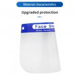 Plastic Clear Pet Anti Splash Protective Face Shield For Medical Use for sale