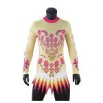 New Style Rhythmic Gymnastics Leotards / Gymnastics Bodysuits Lovely Patterns for sale