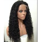 Mixed Color 100% Peruvian glueless human hair full lace wigs With Combs / Straps for sale