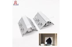 China Wall Corner Aluminium LED Strip Light Profile 3mm Thickness Recessed supplier
