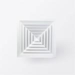 4 Way Aluminum Air Diffusers 600x600mm Square Directional Ceiling Diffuser for sale