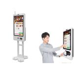 Checkout Self Service Reception Kiosk Fast Food Kiosk 24 Inch Capacitive Order For Cinema for sale