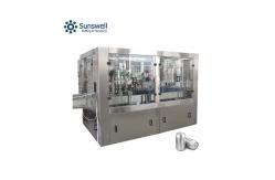China Aluminum Empty Can Beverage Filling Machine 500ml Juice Cans Automatic 2000CPH supplier