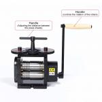 Small Jewelry Manual Rolling Mill Machine 110/130mm 110V-220V for sale