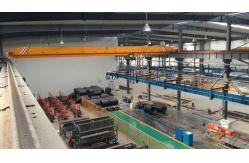 China Weight Overload Protection 10t A3 Single Girder Overhead Crane supplier