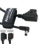 D Tap To 2.1 DC 12v 60CM Right Angle Cable For KiPRO LCD Monitors for sale