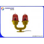 Low Intensity Light / Double LED Aviation Obstruction Light for Buildings for sale