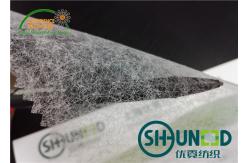 China PES Double Sided Fusible Bonding Web Dimension Stability Interfacing Fabric supplier
