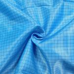 5mm Square Grid Antistatic ESD Fabrics Material For Lab Coats Apron for sale
