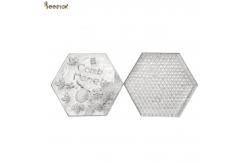China Hexagon Shaped Plastic Honey Bee Box Only Frame Foundation Honey Comb Frames supplier