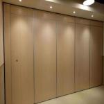 Laminate Operable Foldable Sound Proof Partitions Sliding Movable Walls For Conference Hall for sale