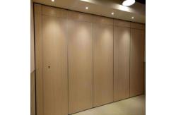 China Laminate Operable Foldable Sound Proof Partitions Sliding Movable Walls For Conference Hall supplier