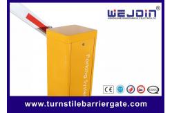 China Solar Powered Parking Barrier Gate Servo Motor Wheel Manual Release Auto Closing supplier