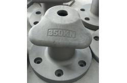 China 350 KN Carbon Iron Marine Mooring Components T Head Dock Bollards supplier