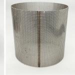 Aluminum Stainless Steel Perforated Metal Filter Tube For Water Well for sale