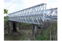 China BS Material Q345b Temporary Bailey Bridge Corrugated Steel Decking supplier