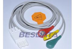 China M1673A Compatible ECG Cables And Leadwires For  M1668A ECG Trunk Cable supplier