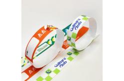 China Custom Disposable Paper Wristbands Waterproof Events Tyvek Bracelet Paper Wristbands With Barcodes supplier