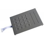 Ruggedized Weatherproof Metal Keypad With 16 Keys for acces control system for sale