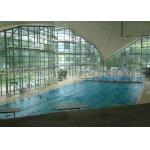 Durable Steel Structures Space Frame Roof  Swimming Pool Cover Simple Installation