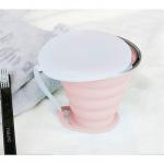 Silk Screen Logo 90g Retractable Foldable Silicone Coffee Cup