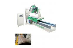 China 7.5kw 3500mm Automatic Stone Column Slot Cutting Machine For Marble Granite supplier