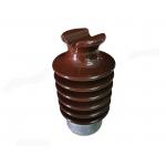 Bright Brown Glazed OEM 22kV Porcelain Line Post Insulator for sale