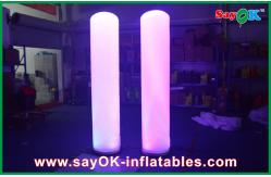 China Lighting Tube Pillar Custom Inflatable Advertising Inflatable Column 2m Height supplier