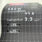 580W Flexible Fold Black Soft 18 Cell Solar Hybrid Inverter BIPV Module Photovoltaic Panel for Durability and Longevity for sale