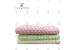 China Custom Super Soft Wave Point Winter Autumn Minky Dots Blanket For Children ODM OEM supplier