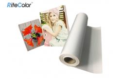 China Wide Format Inkjet Printable Canvas , 260gsm Matte Polyester Canvas Fabric supplier