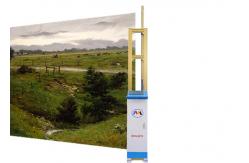 China Water Based Ink Digital Wall Printing Machine With Movable Wheels supplier