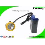 6.6Ah 1.67W 1000cycles led Mining Cap Lamp 15000lux for sale