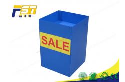 China Custom 4C CMYK Printing Retail Dump Bin Display Cardboard With Removable Header supplier
