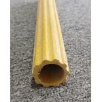 Antislip Frp Pultrusion Profile Frp Ladder Rung Frp Plum Hollow Tube For Building Construction for sale