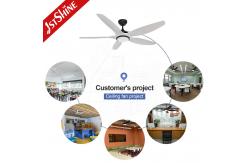 China 6 Speed Low Noise Dimmable LED Ceiling Fan ABS Blade DC Motor supplier