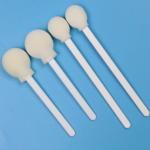 106mm Disposable White PP Stick Lollipop Sponge Stick Medical Round Foam Swab Applicator for Skin Antiseptic for sale