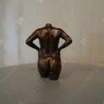 Bronze Sculpture Pregnant Woman By Casting with Patina Finish