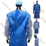 SMS 35g 40g 45g AAMI Level 3 AAMI Level 4 Surgical Gown Reinforced Gown for sale