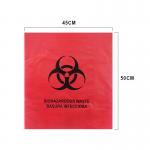 Large Plastic Autoclave Biohazard Garbage Bag Gravure Printing for sale