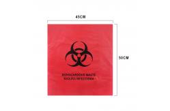 China Large Plastic Autoclave Biohazard Garbage Bag Gravure Printing supplier