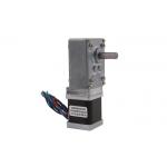 NEMA 14 35mm Hybrid Stepper Motor With Worm Gearbox Custom D Axis for sale