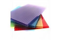 China UV Protective Polycarbonate Multilayers Hollow Plastic Sheet With B1 Fire Rate supplier