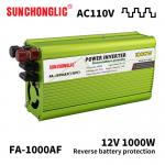 1000W Modified Inverter Sine Wave Power Inverter 12VDc 110VAc USB Charging
