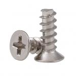 Stainless Steel M2 Flat Head Screw , Blunt Round 4mm Self Tapping Screw for sale